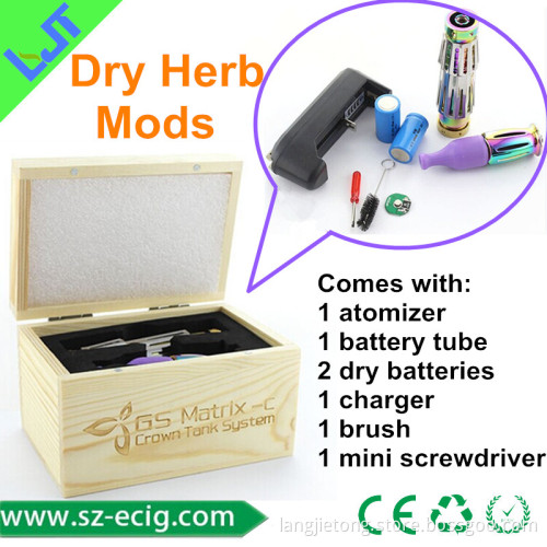 Wholesale Vaporizer Pen 2014 New Dry Herb Mechanical Mods Electric Cigarette (Matrix-C)